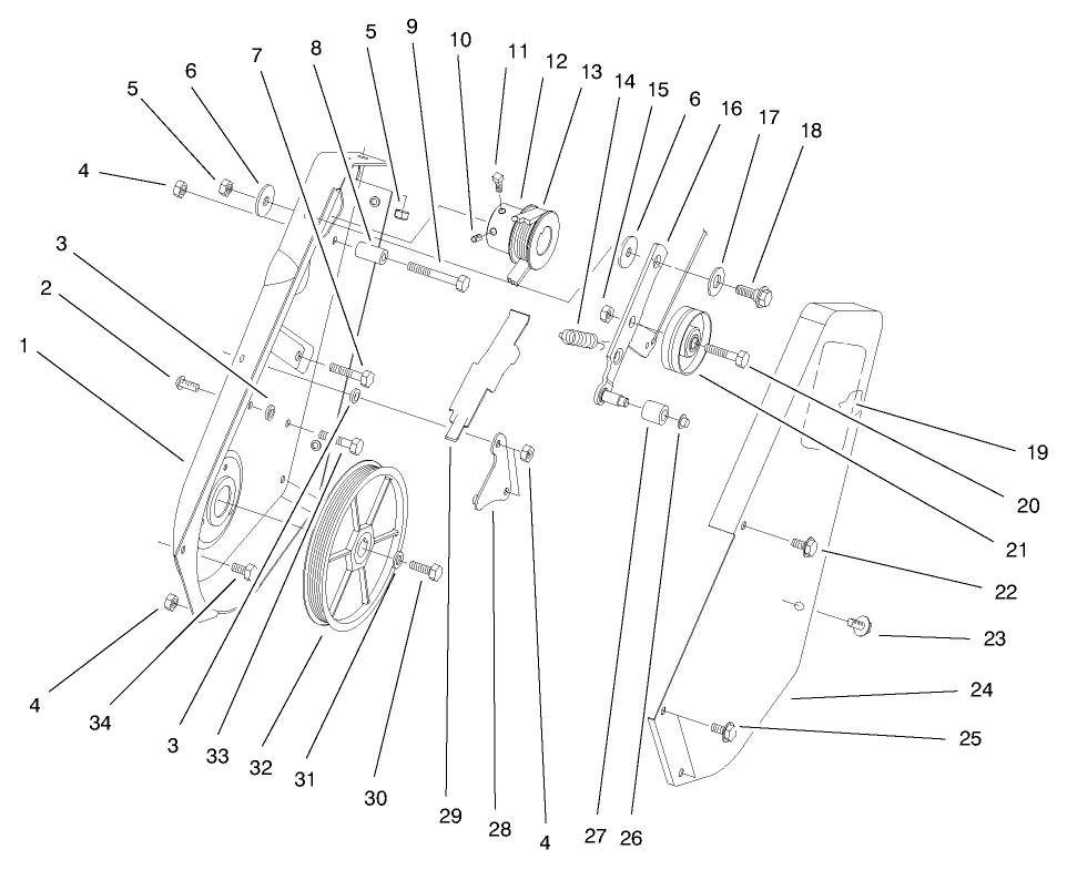 Pulley & Cover Assembly