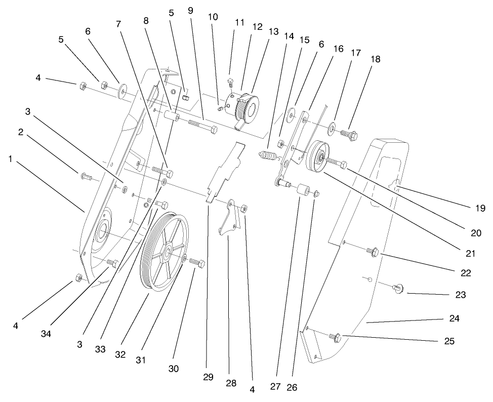 Pulley & Cover Assembly