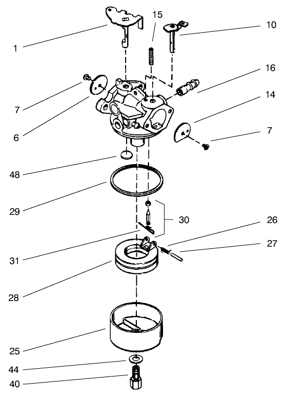 Carburator Assembly No. 632751