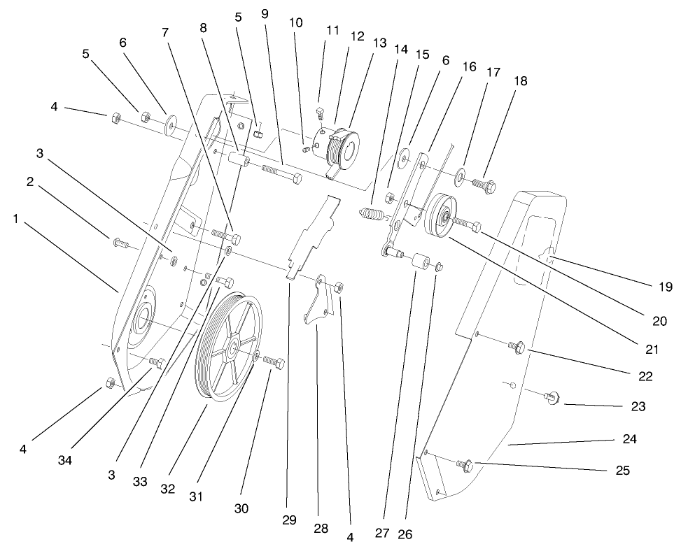 Pulley & Cover Assembly