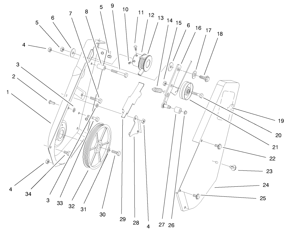 Pulley & Cover Assembly