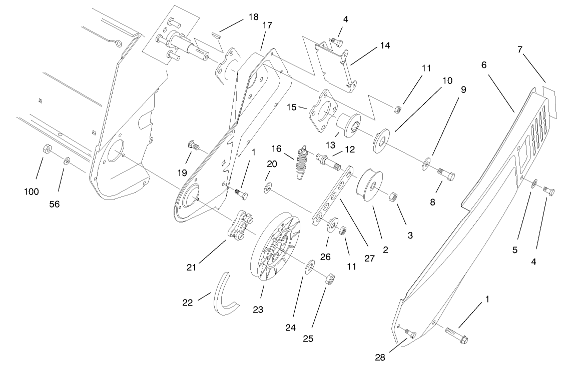 Pulley & Belt Cover Assembly