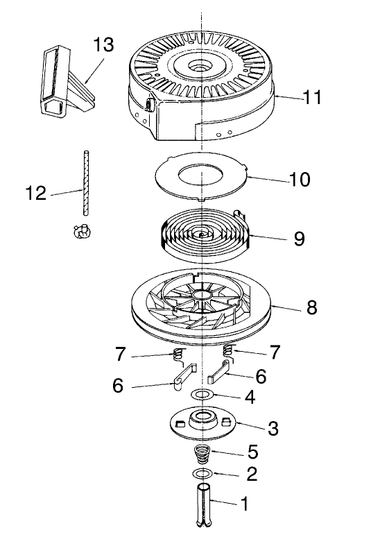Recoil Starter No. 590652