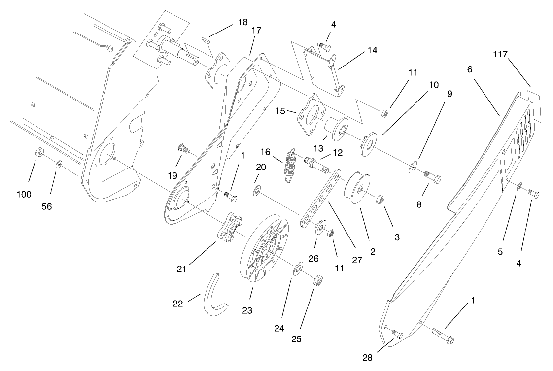 Pulley & Belt Cover Assembly