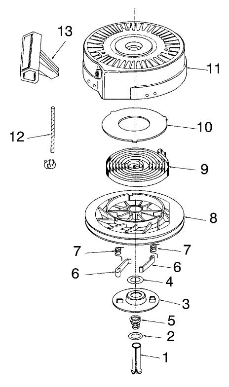 Recoil Starter No. 590652