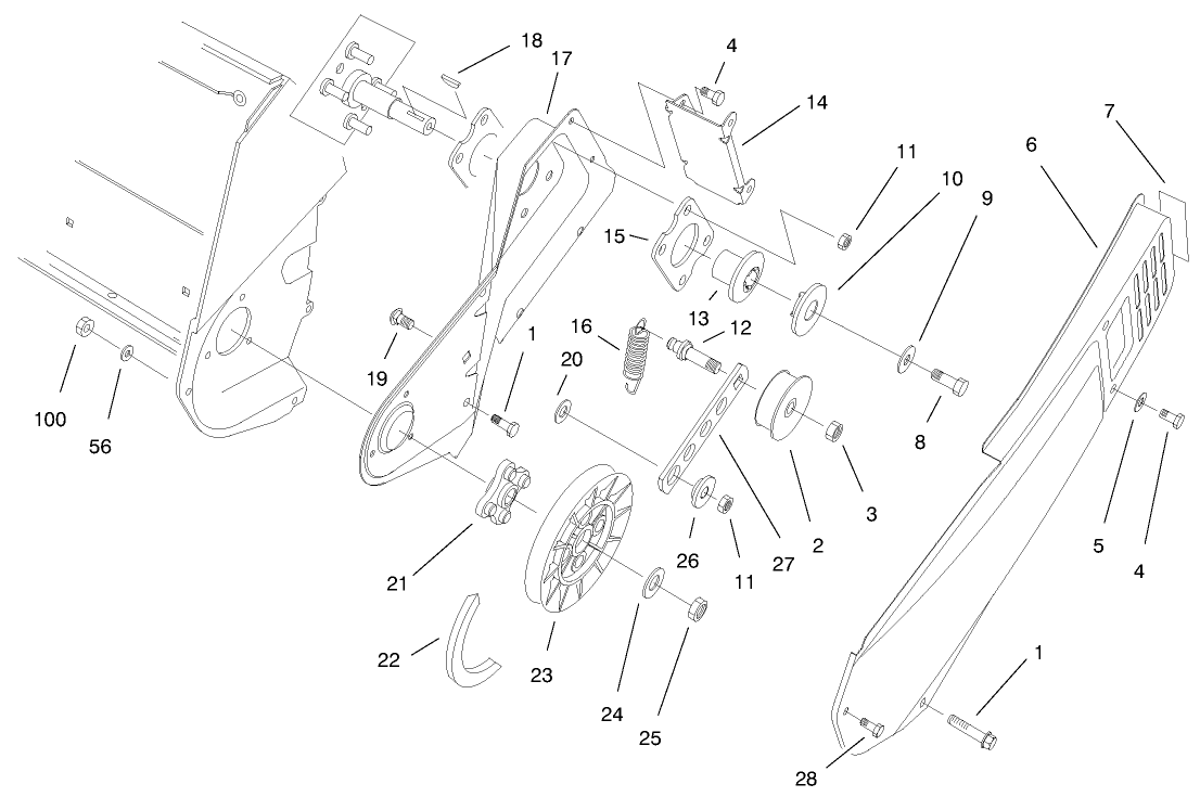 Pulley & Belt Cover Assembly