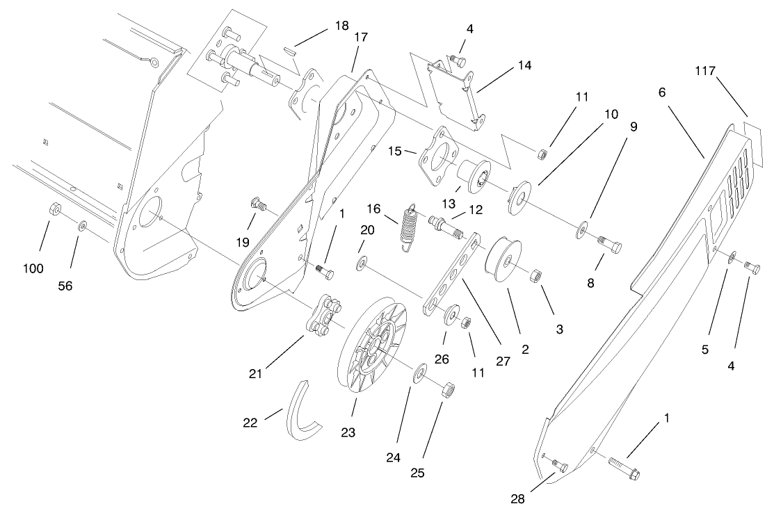 Pulley & Belt Cover Assembly