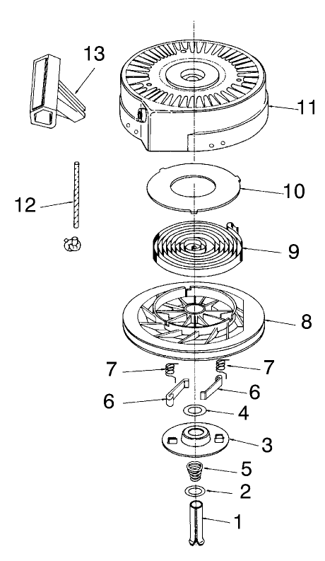 Recoil Starter No. 590652