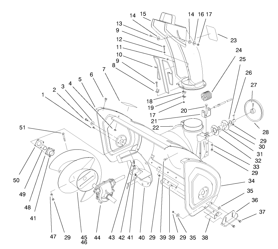 Auger And Housing Assembly
