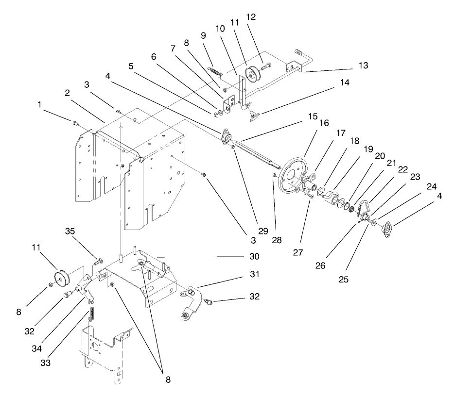 Upper Traction Assembly