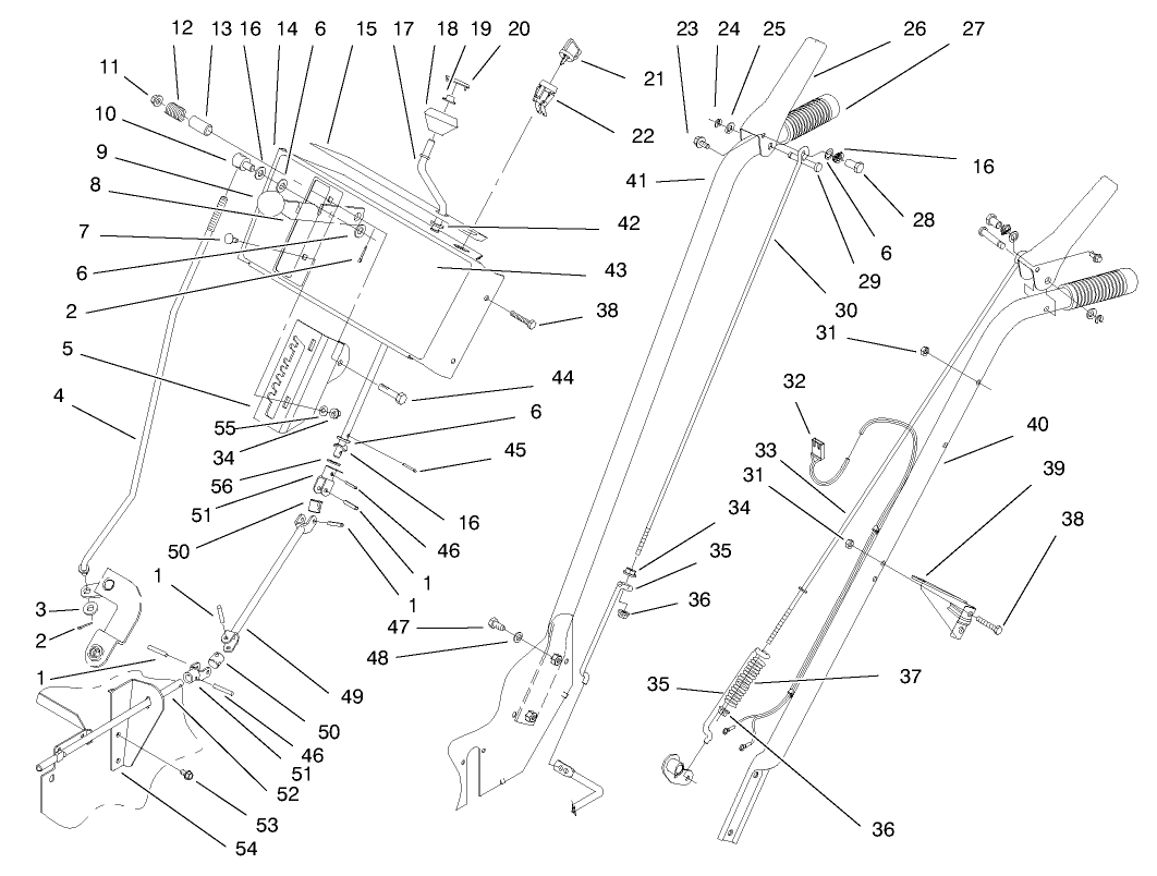 Handle And Controls Assembly