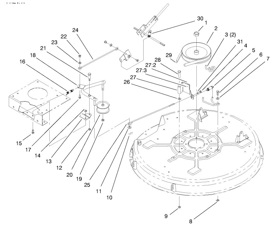 Pulley & Belt Assembly (32