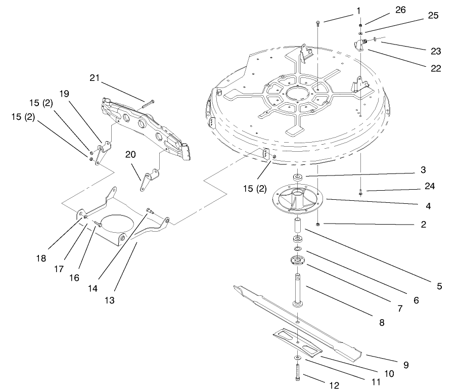 Spindle & Blade Assembly