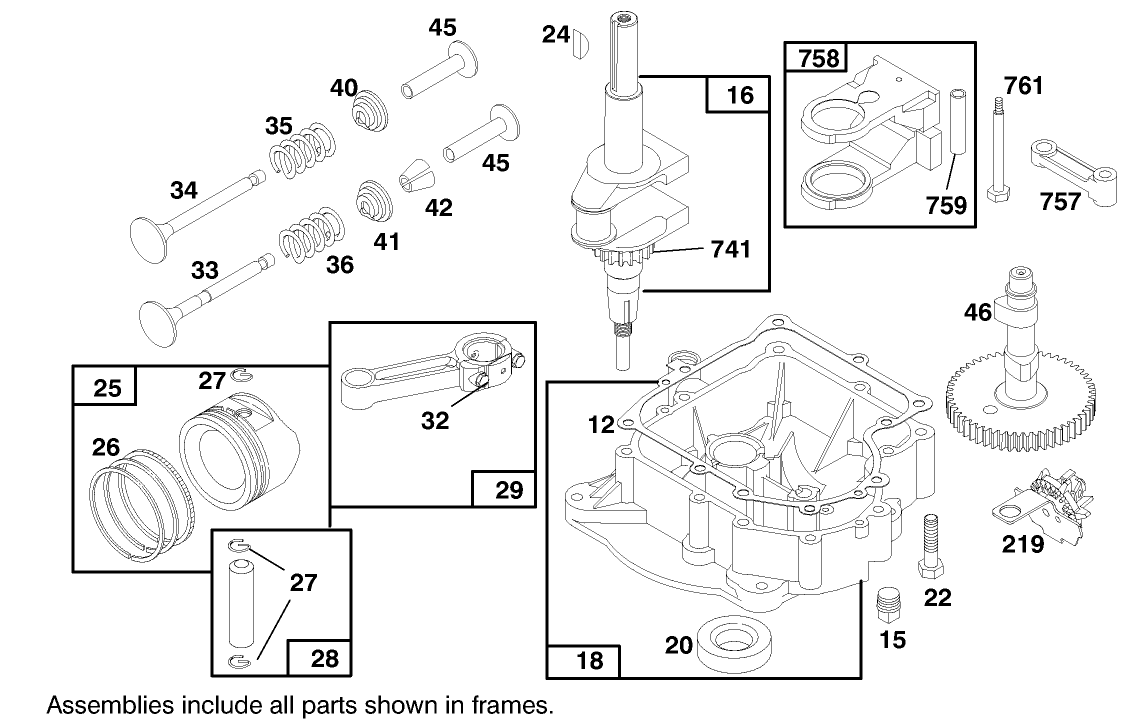 Engine Briggs & Stratton Model 283707-0156-01