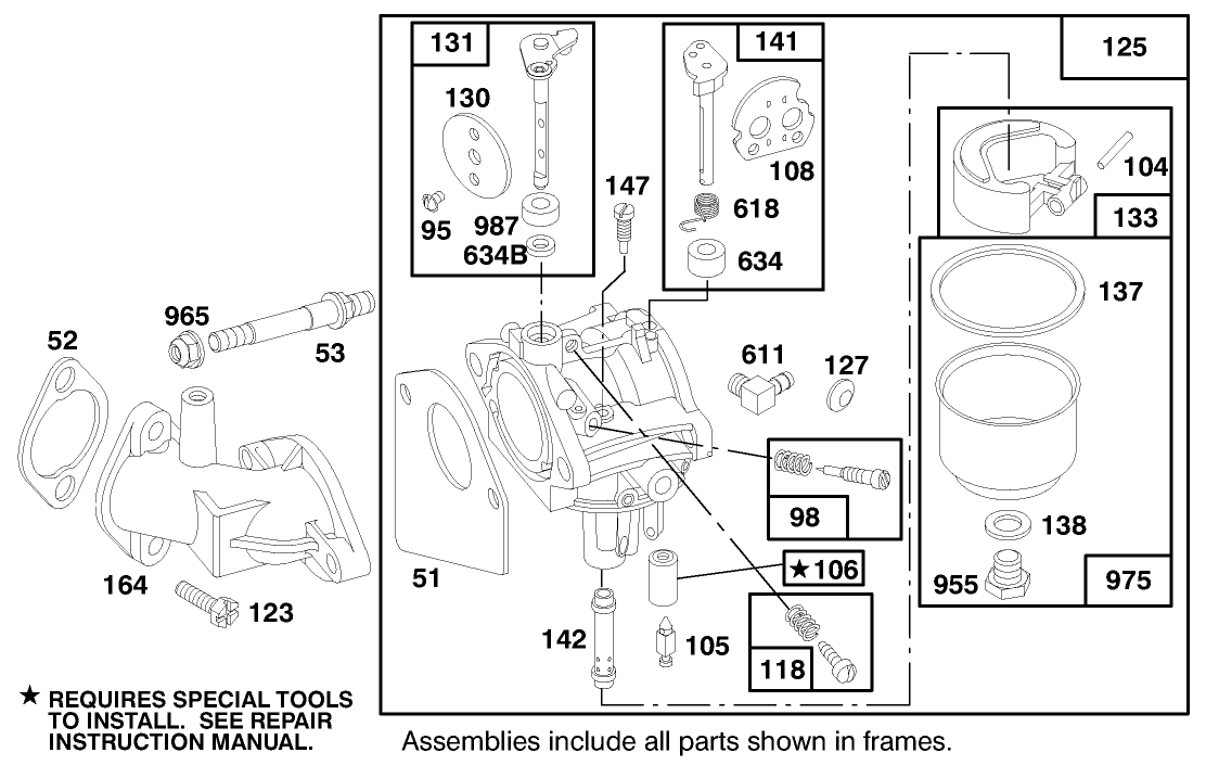Engine Briggs & Stratton Model 283707-0156-01