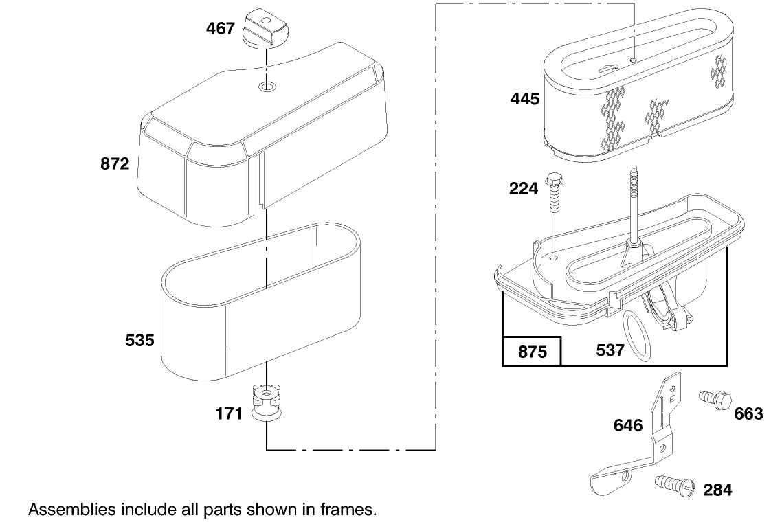 Engine Briggs & Stratton Model 283707-0156-01
