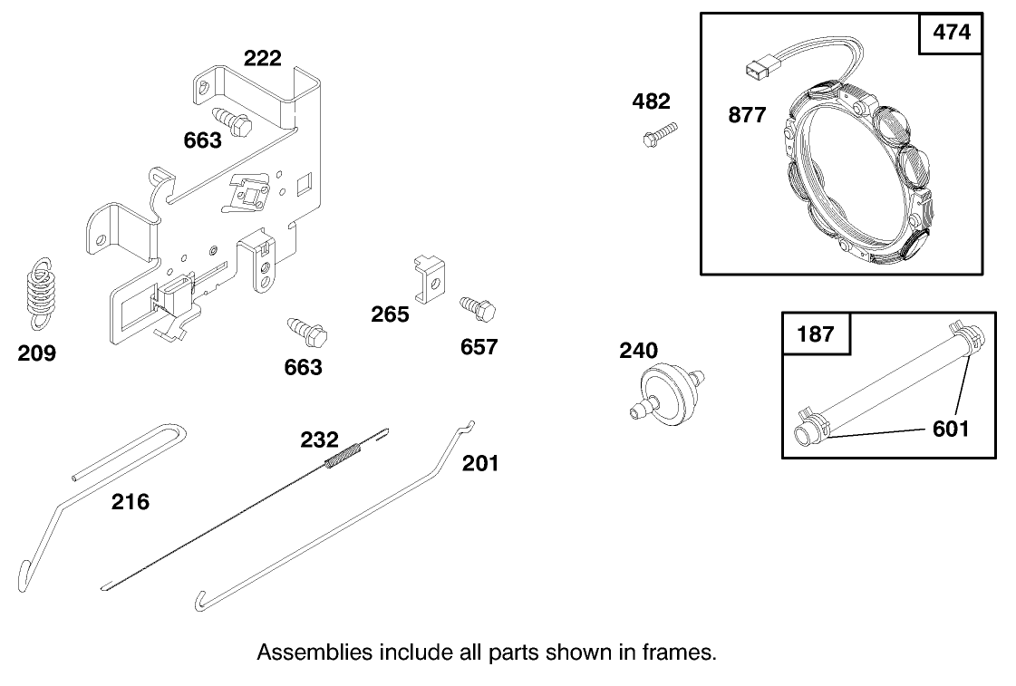 Engine Briggs & Stratton Model 283707-0156-01