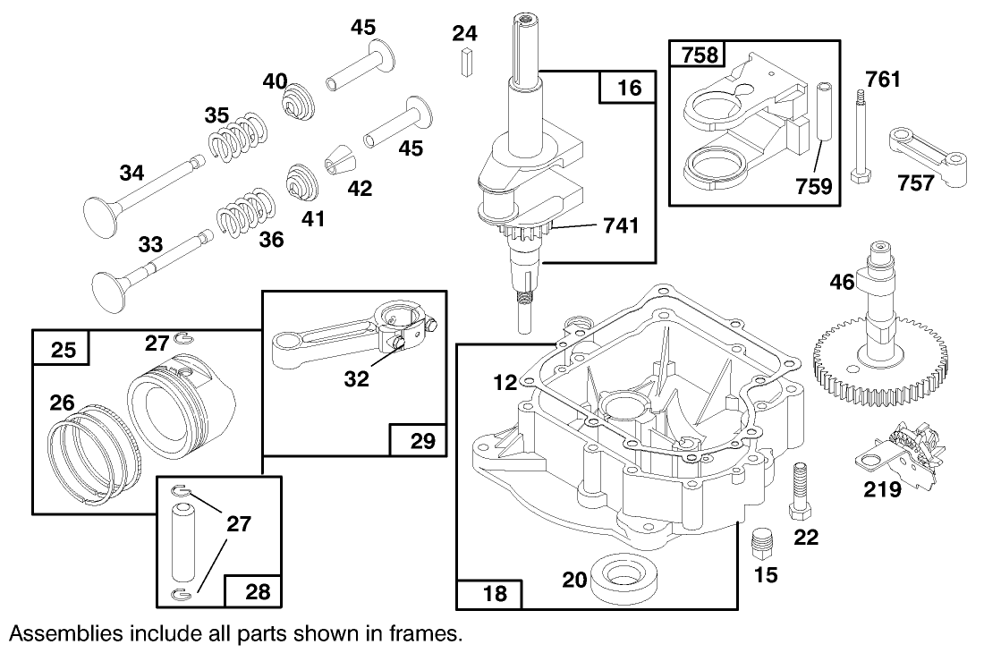 Engine Briggs & Stratton Model 282707-0119-01