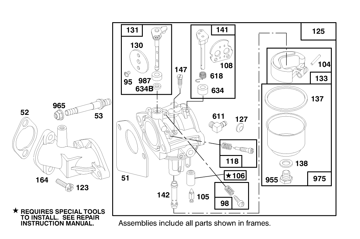 Engine Briggs & Stratton Model 282707-0119-01
