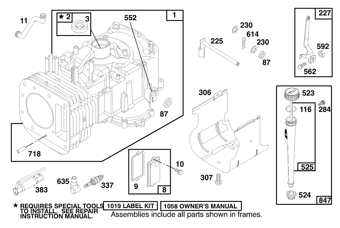 Engine Briggs & Stratton Model 28n707-0631-A1