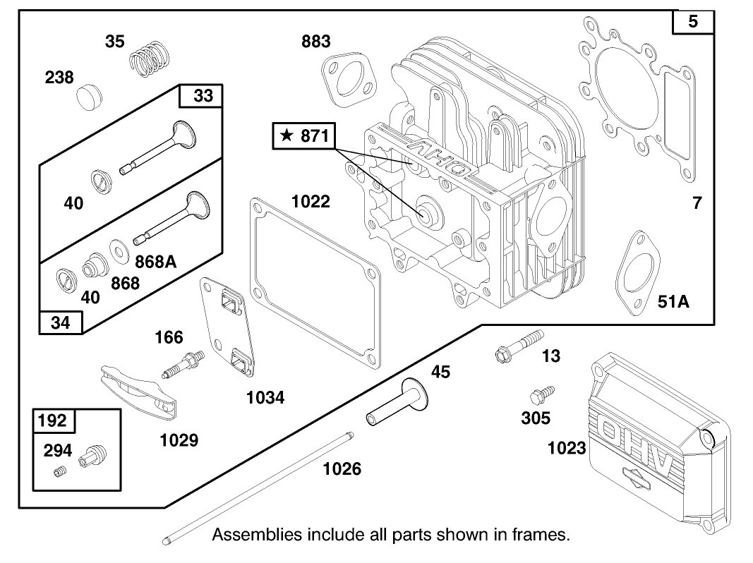 Engine Briggs & Stratton Model 28n707-0631-A1
