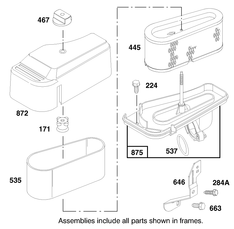 Engine Briggs & Stratton Model 28n707-0631-A1