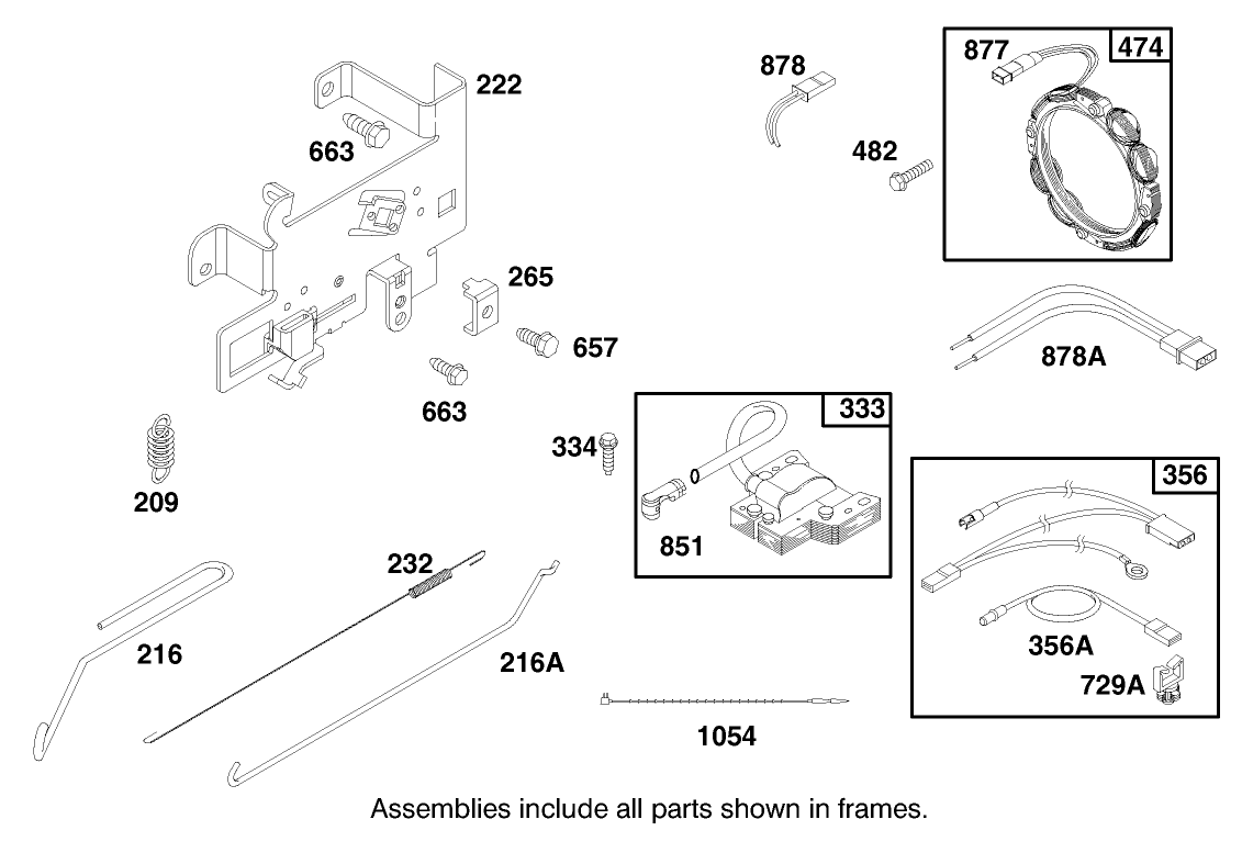 Engine Briggs & Stratton Model 28n707-0631-A1