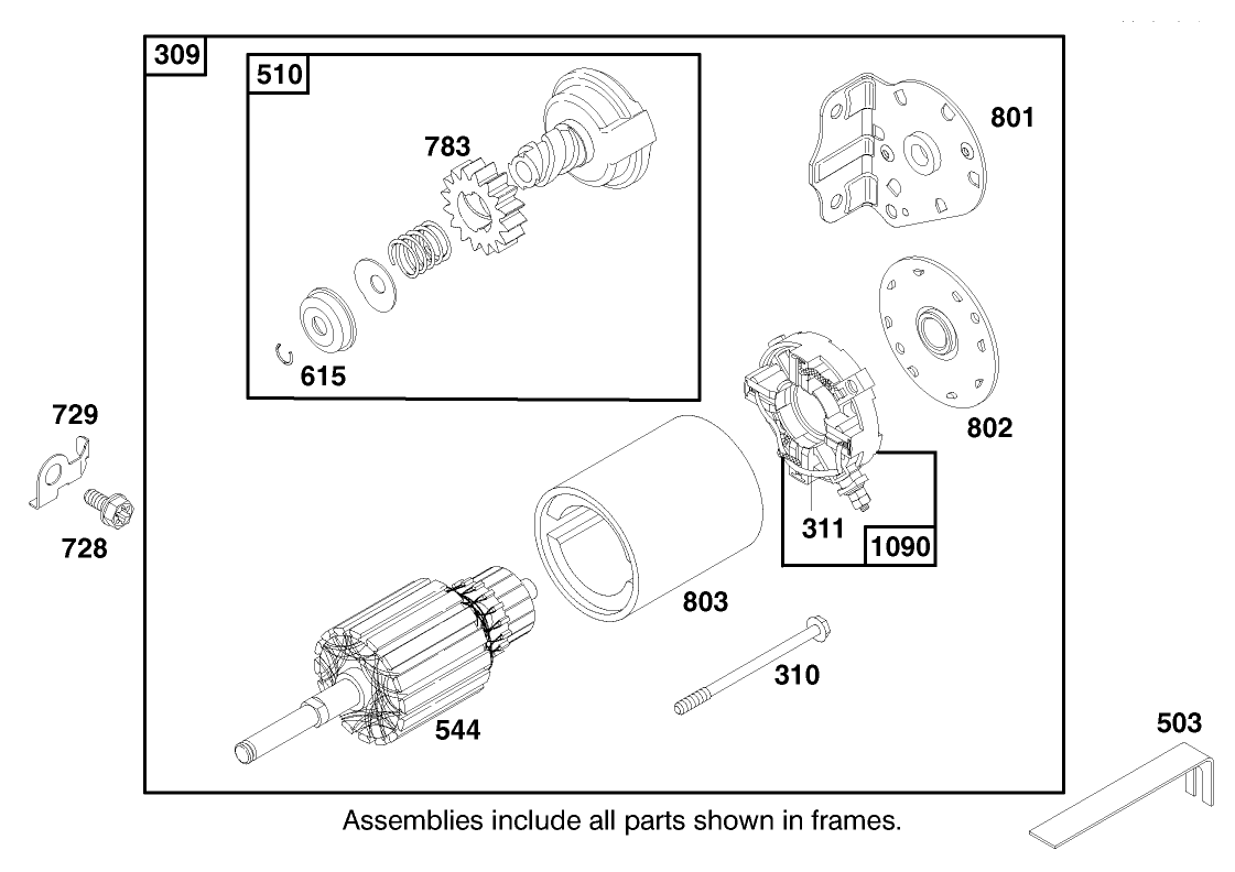 Engine Briggs & Stratton Model 28n707-0631-A1