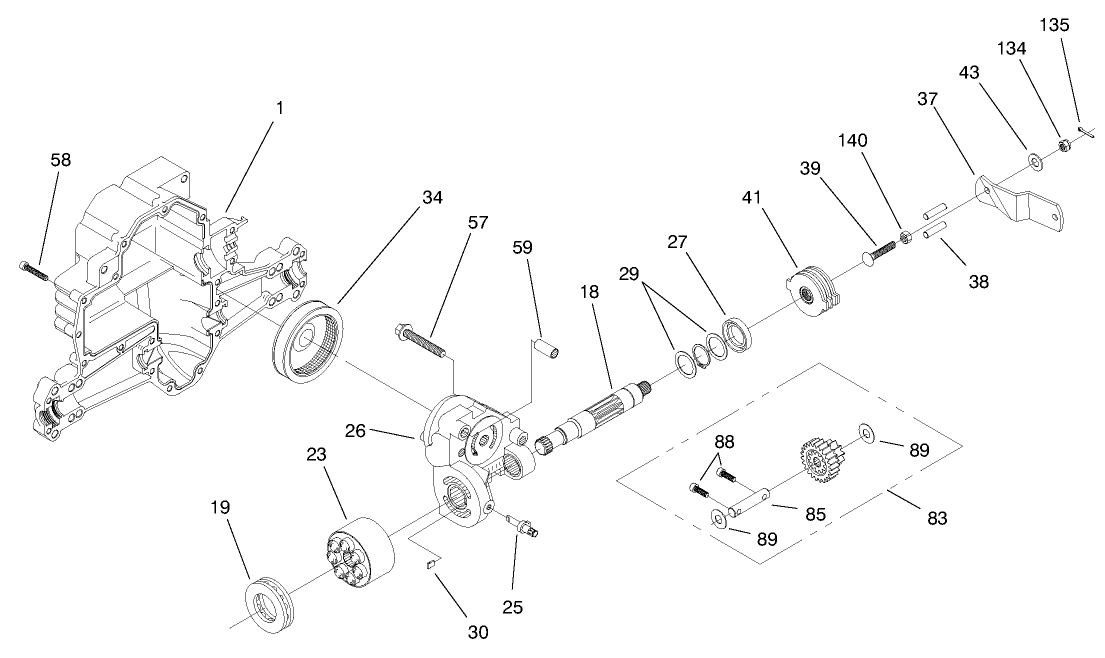 Hydro Transaxle Assembly (continued)