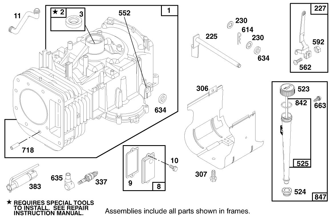 Engine Briggs & Stratton Model 28q777-0668-A1