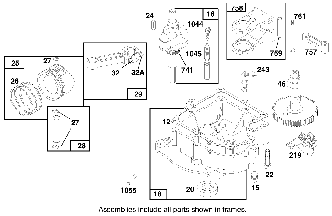 Engine Briggs & Stratton Model 28q777-0668-A1