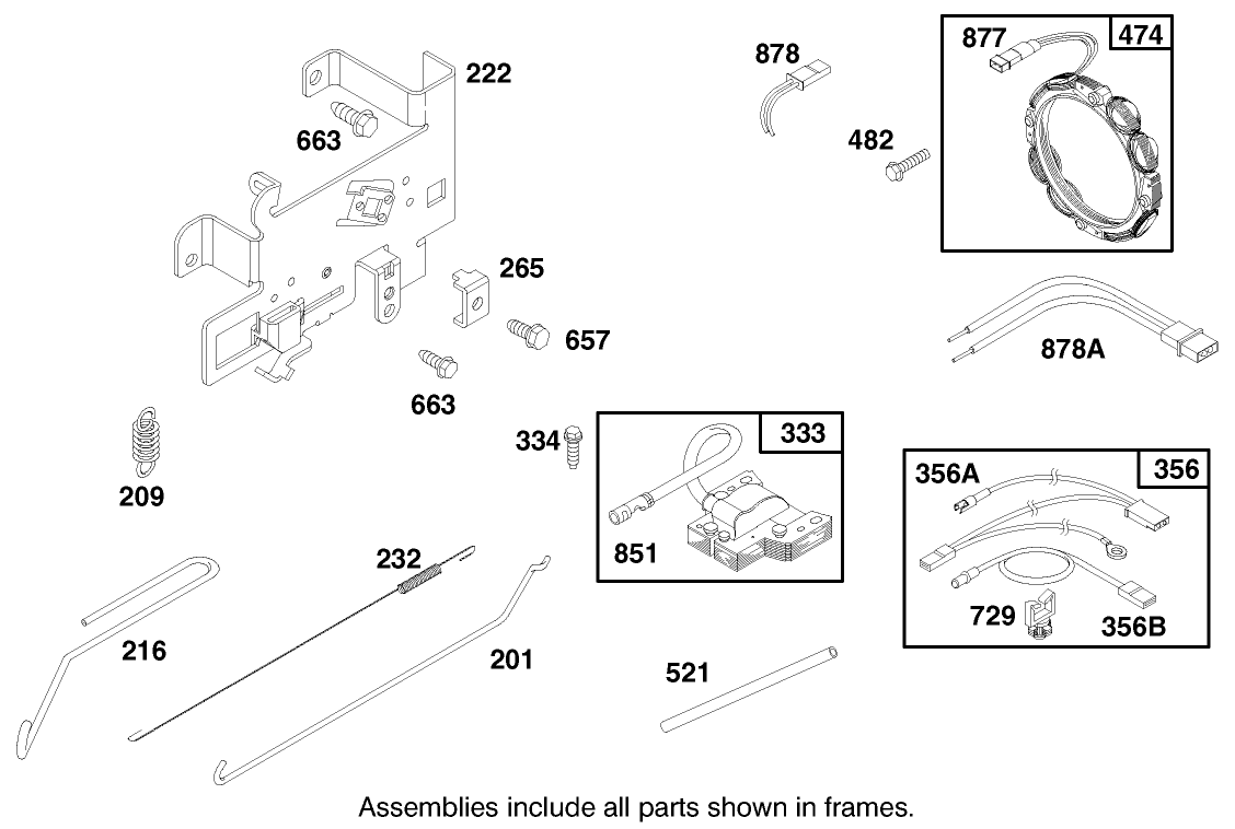 Engine Briggs & Stratton Model 28q777-0668-A1