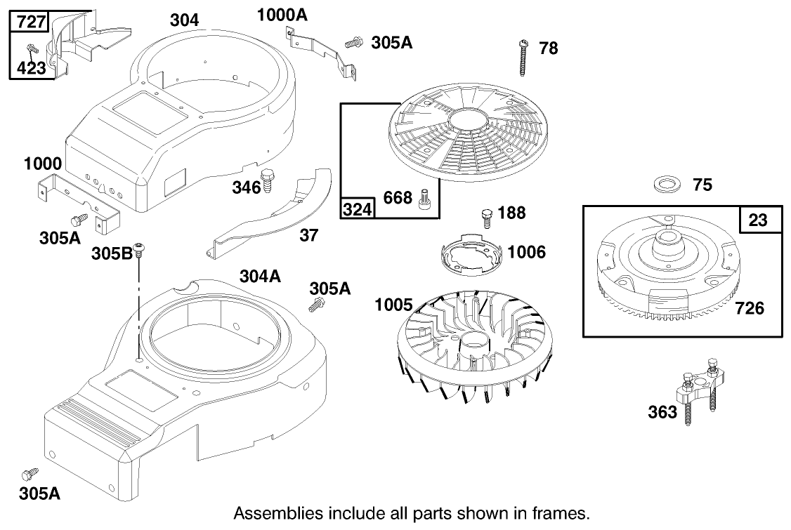 Engine Briggs & Stratton Model 28q777-0668-A1