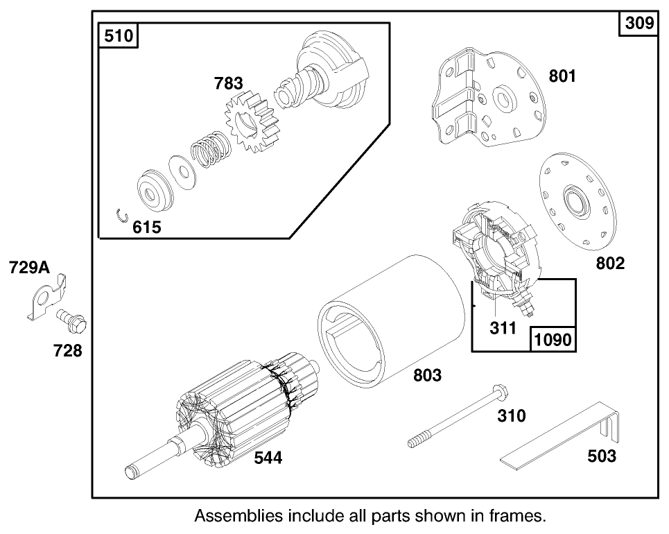 Engine Briggs & Stratton Model 28q777-0668-A1
