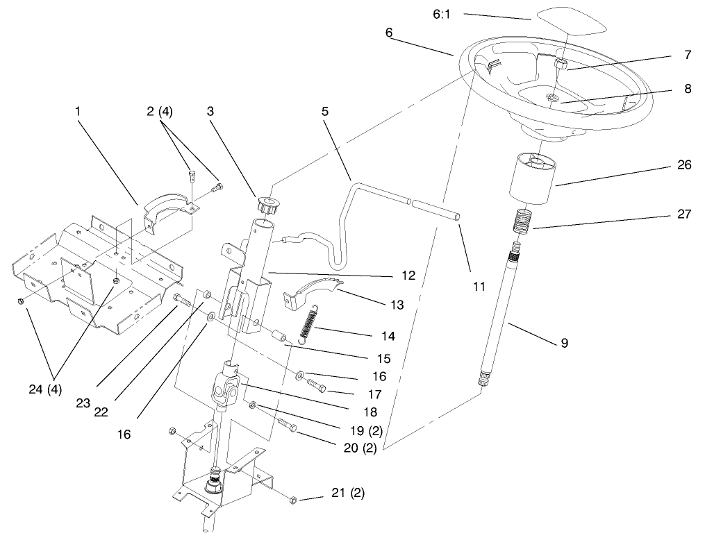 Steering Wheel And Tilt