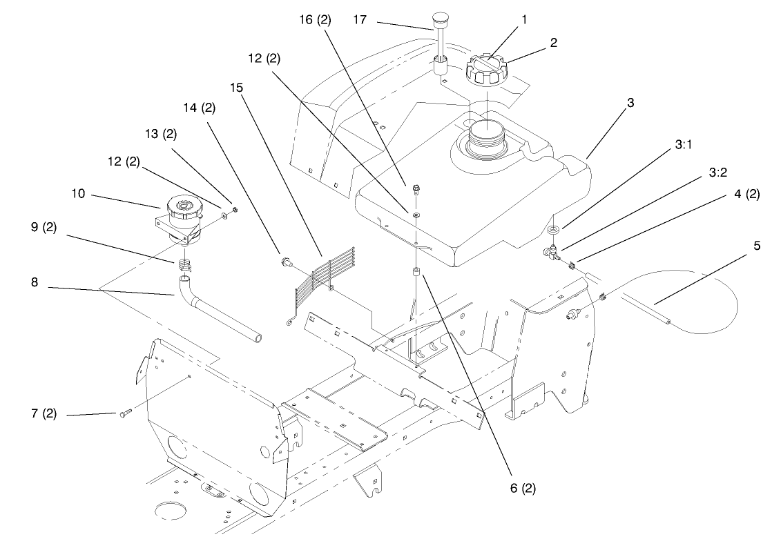 Fuel Tank And Hydro Reservoir