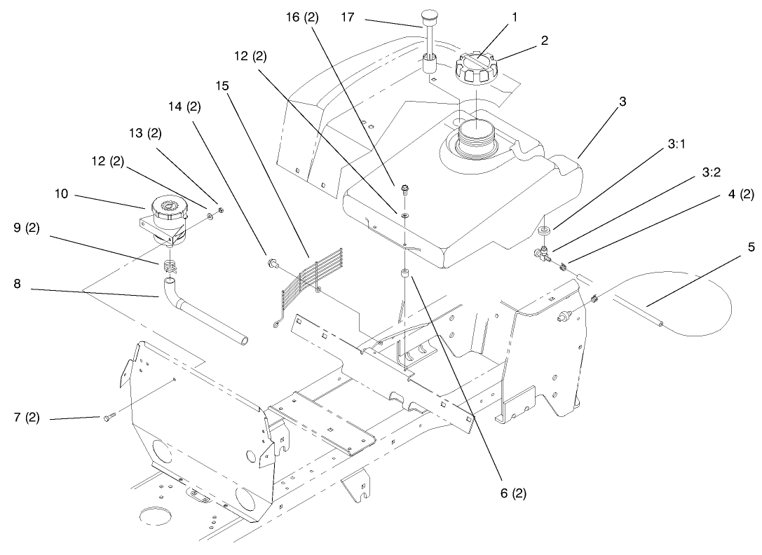 Fuel Tank And Hydro Reservoir