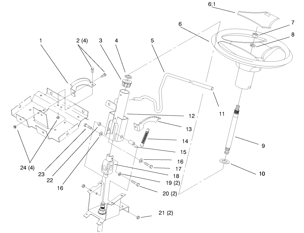 Steering Wheel And Tilt