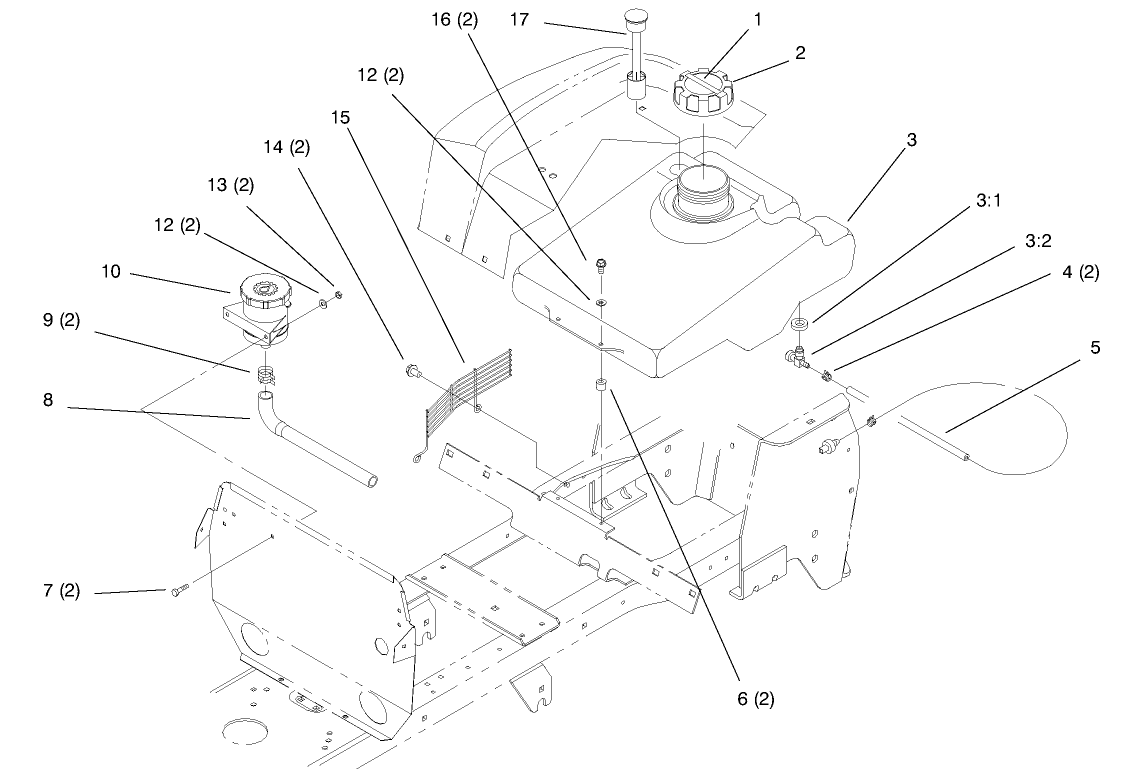 Fuel Tank And Hydro Reservoir