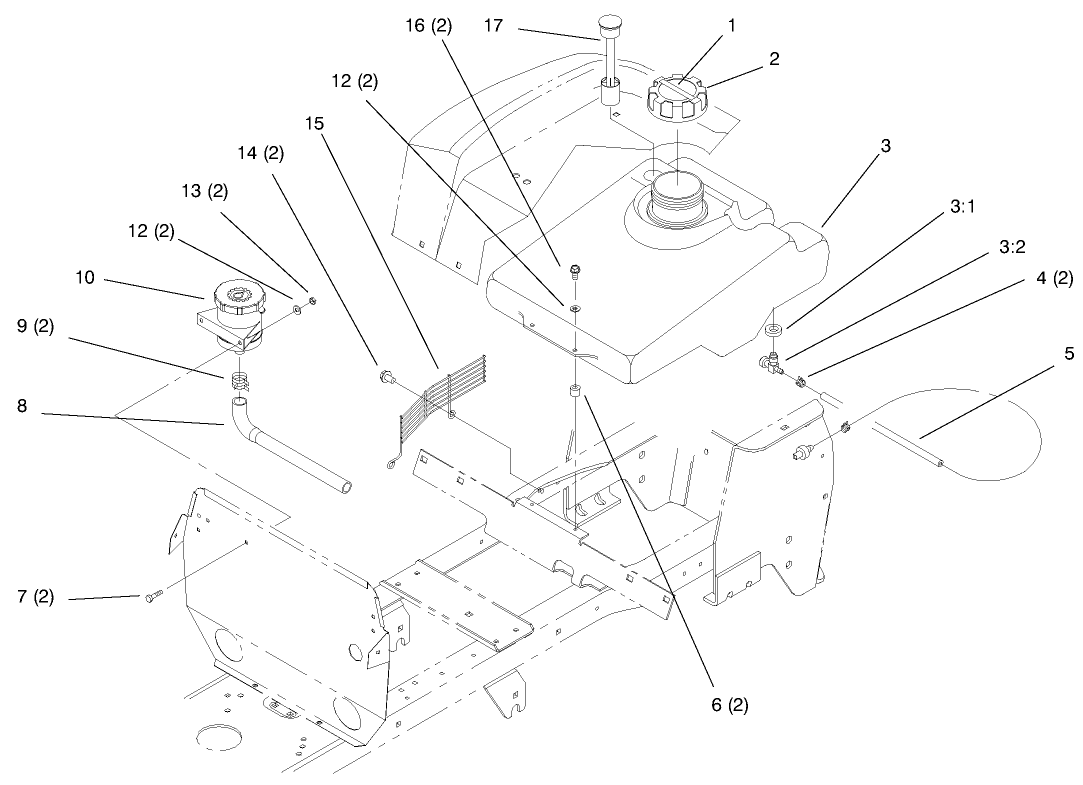 Fuel Tank And Hydro Reservoir