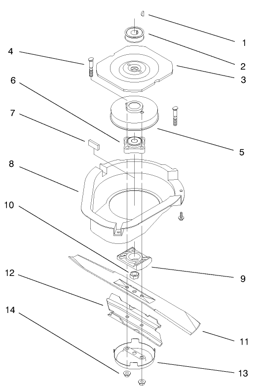 Blade Brake Clutch Assembly