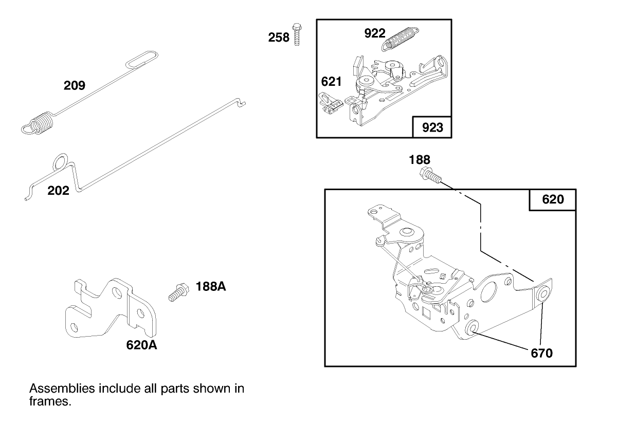 Engine Briggs & Stratton Model 12h802-0658-01