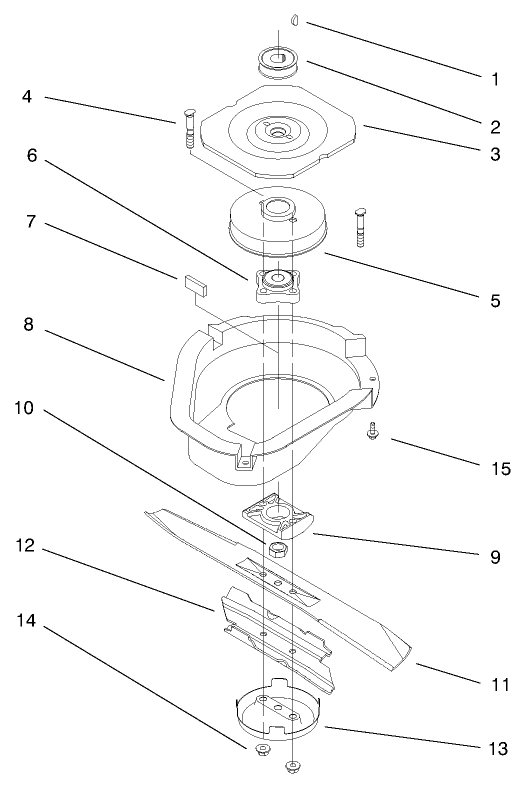 Blade Brake Clutch Assembly