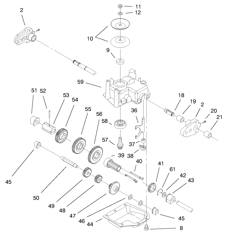 Gear Case Assembly