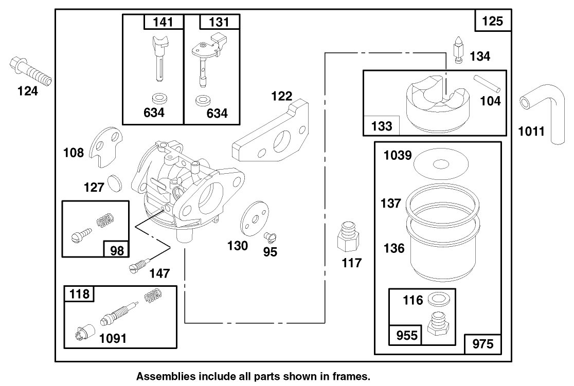 Engine Gts 150 (model No. 20482 Only)