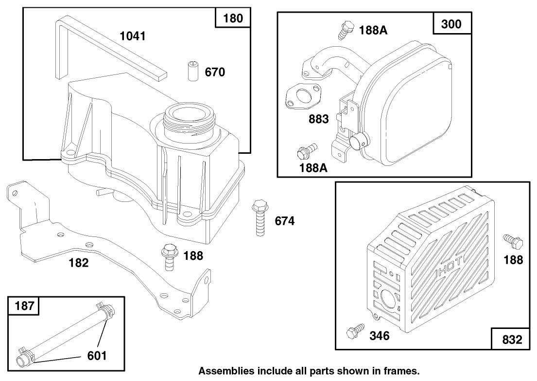 Engine Gts 150 (model No. 20482 Only)