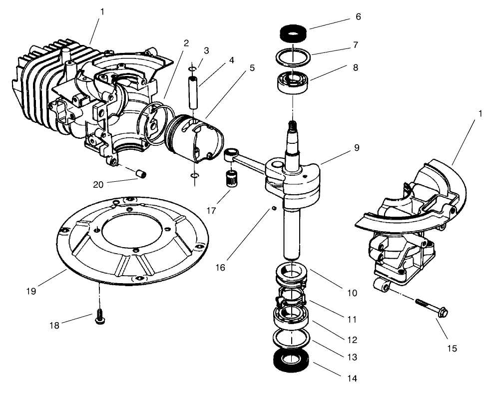 Crankshaft (assembly Model No. 47pt6-3)