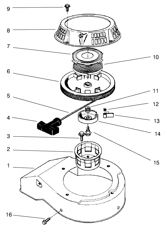 Recoil Assembly (model No. 47pt6-3)