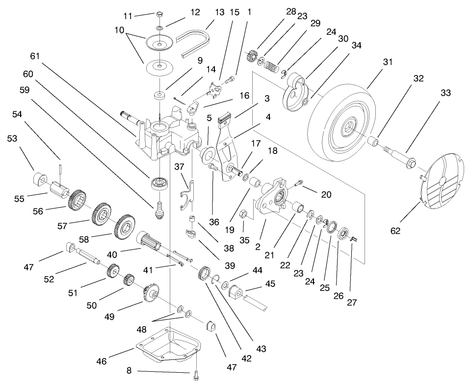Gear Case Assembly