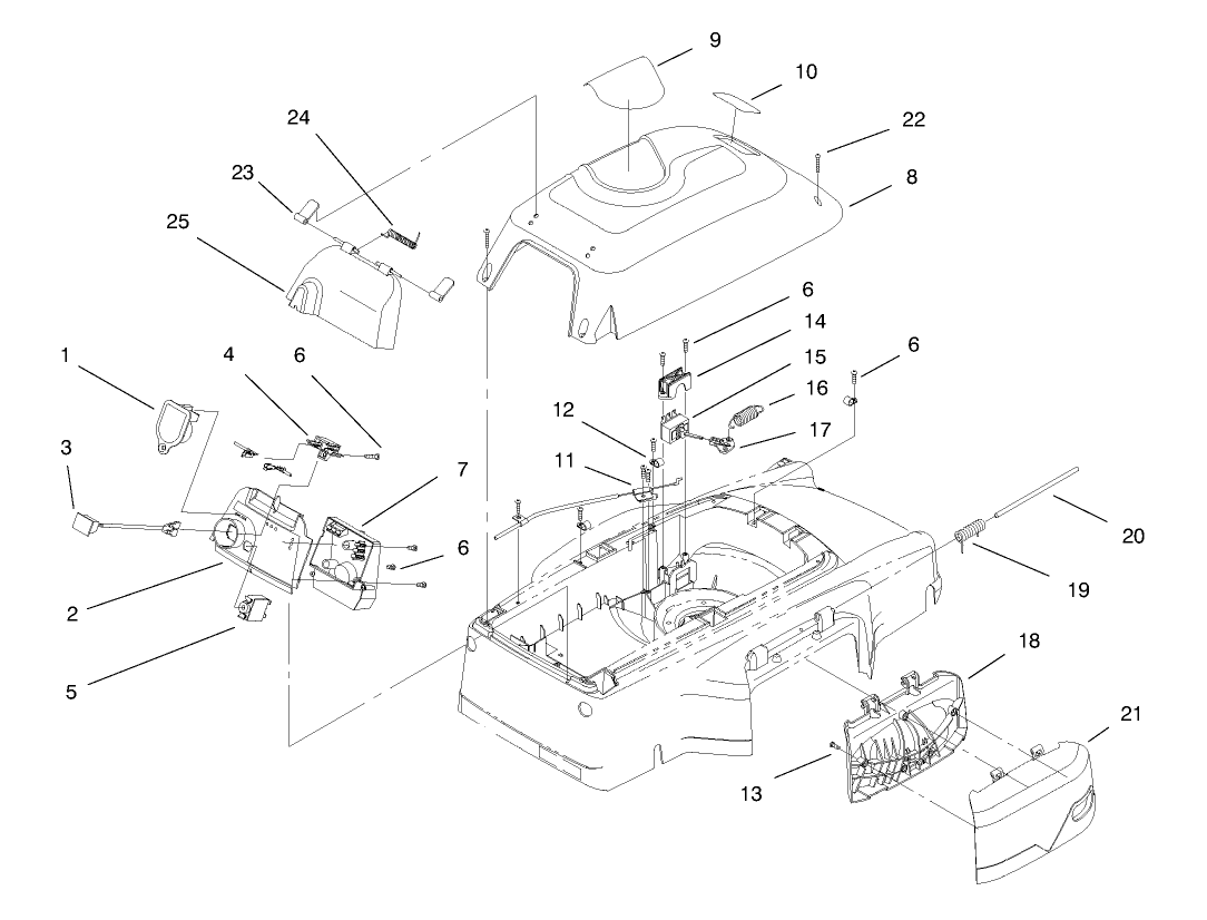 Cover, Mulch Plug And Palnel Assembly